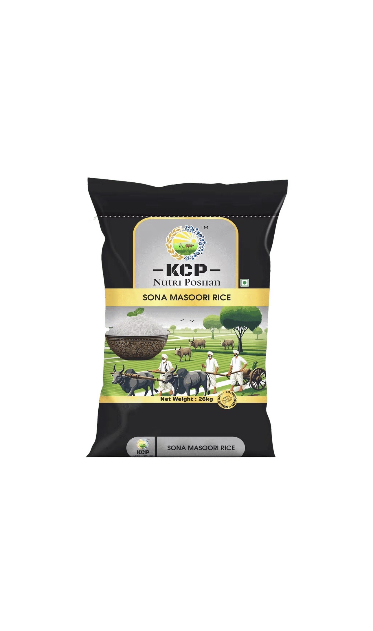KCP Nutri poshan Sona Masoori / BPT Rice 26 kg
