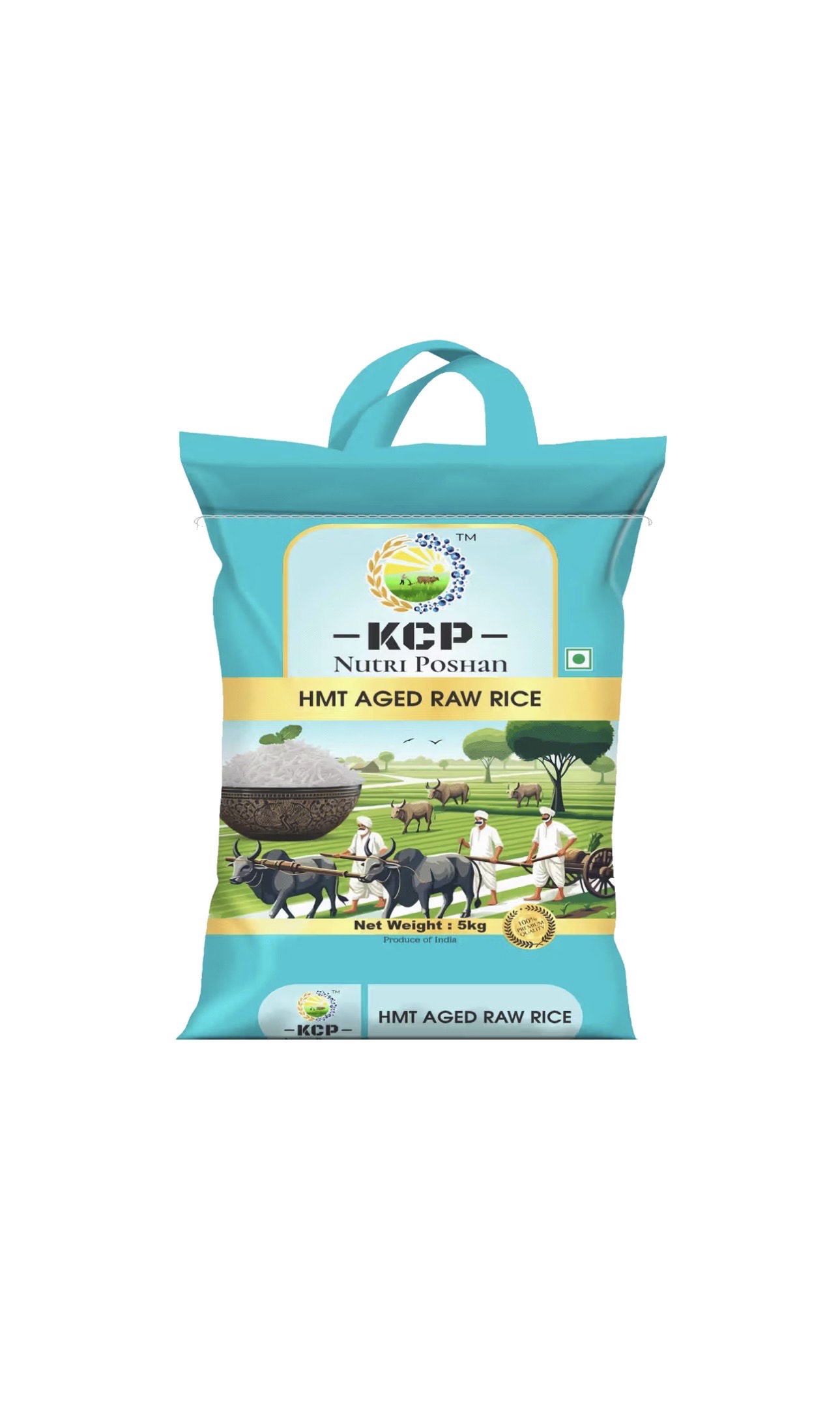 KCP nutri poshan hmt aged raw rice 5kg