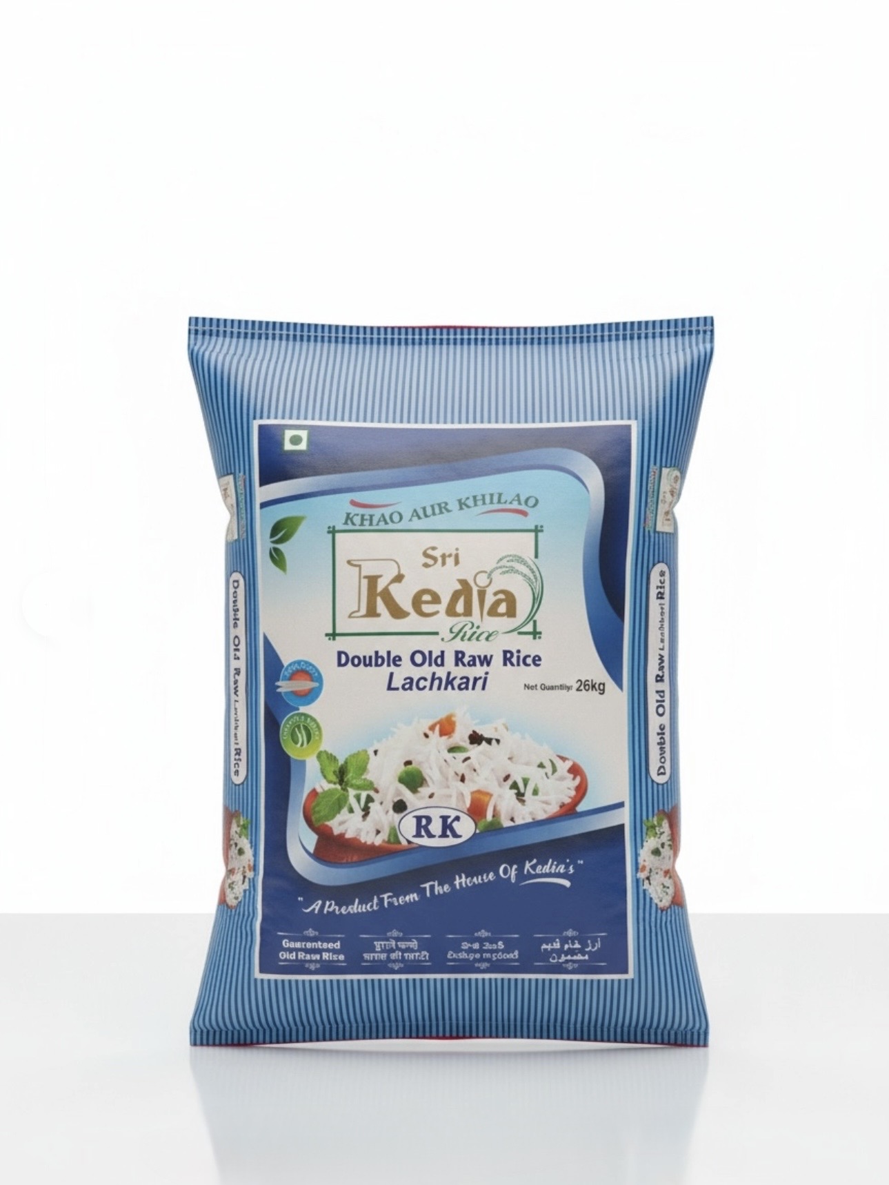 Shree Kedia Rice Old  Lachkari Raw Rice-26 KG